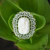 Enchanted White Muga Brooch Shree Balaji Diamond 2