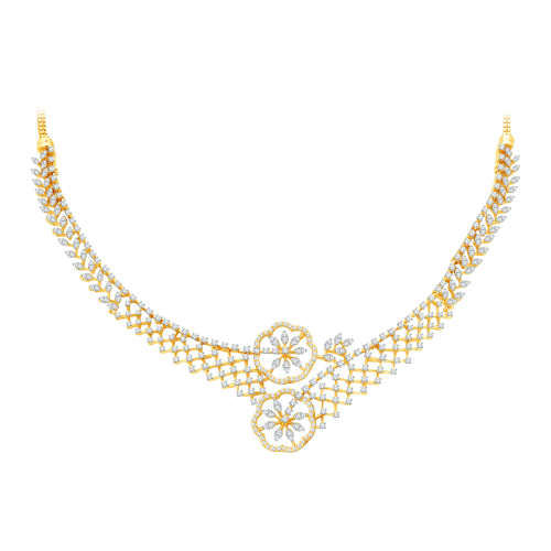 Bloom Diamond Necklace Shree Balaji Diamond
