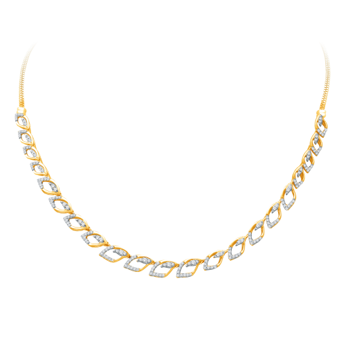 Sepal Diamond Necklace Shree Balaji Diamond