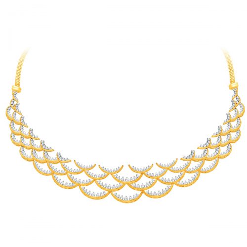 Palmette Bridal Necklace Shree Balaji Diamond