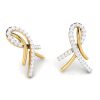 Crescent Diamond Earrings Shree Balaji Diamond 4