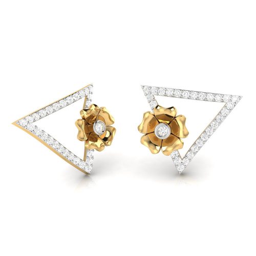 Kaabia Diamond Earrings Shree Balaji Diamond 2