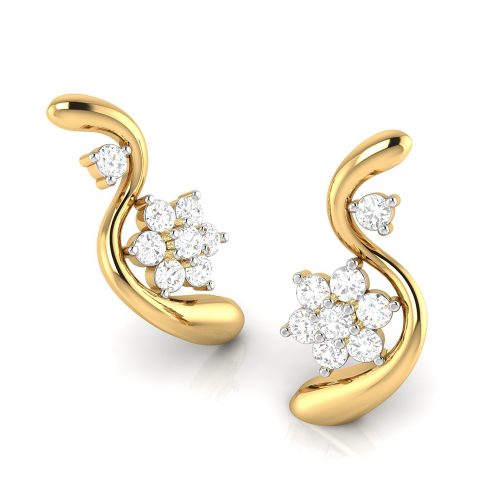 Mia Diamond Earrings Shree Balaji Diamond 2