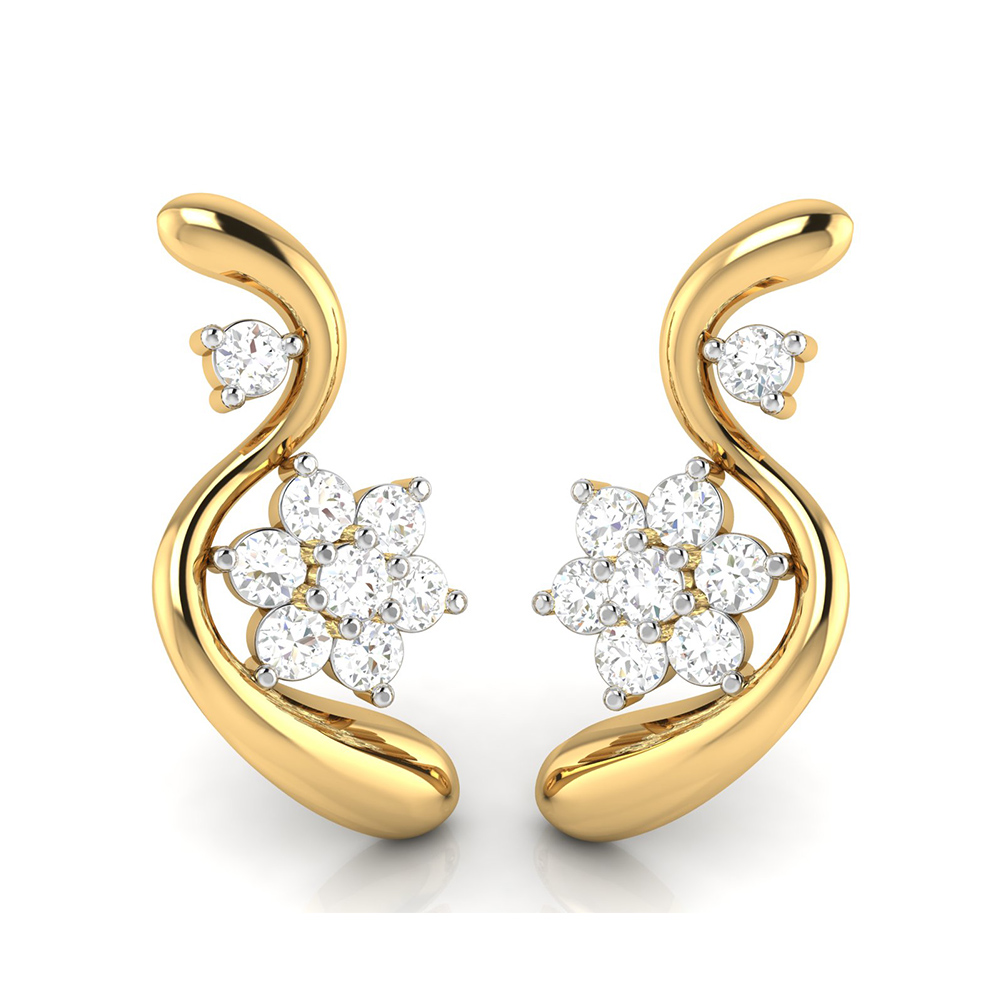 Mia Diamond Earrings - Shree Balaji Diamond