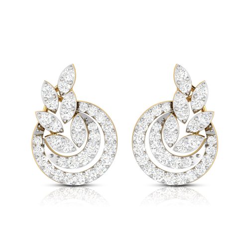 Emerald Diamond Earrings Shree Balaji Diamond