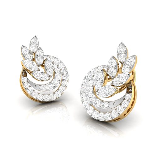 Emerald Diamond Earrings Shree Balaji Diamond 2