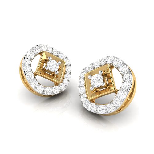 Lariat Diamond Earrings Shree Balaji Diamond 2