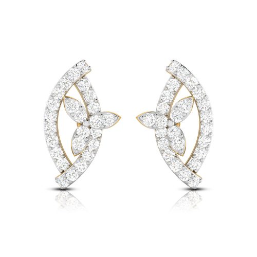 Moonlit Diamond Earrings Shree Balaji Diamond