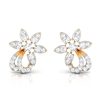 Floral Diamond Earrings Shree Balaji Diamond 3