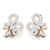 Swirling Diamond Earrings Shree Balaji Diamond 3
