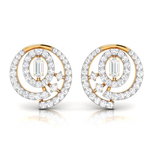 Conch Diamond Earrings Shree Balaji Diamond