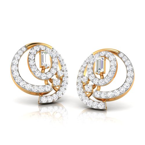 Conch Diamond Earrings Shree Balaji Diamond 2
