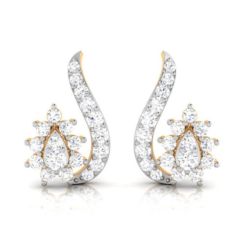 Stately Diamond Earrings Shree Balaji Diamond