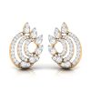 Regal Petal Diamond Earrings Shree Balaji Diamond 5