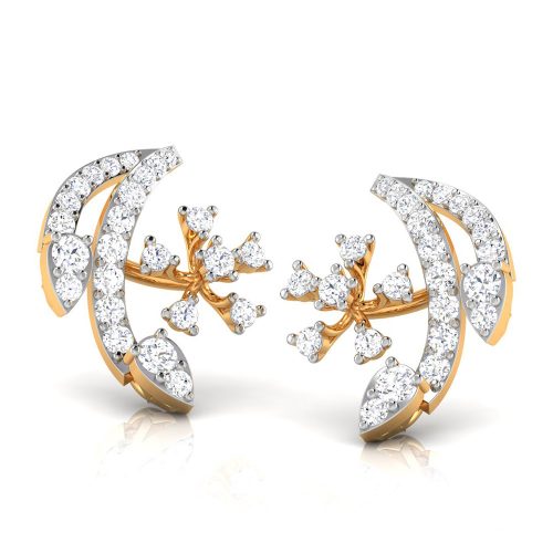 Ornate Kundan Diamond Earrings Shree Balaji Diamond 2