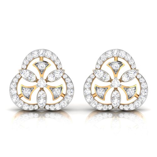 Begonia Diamond Earrings Shree Balaji Diamond