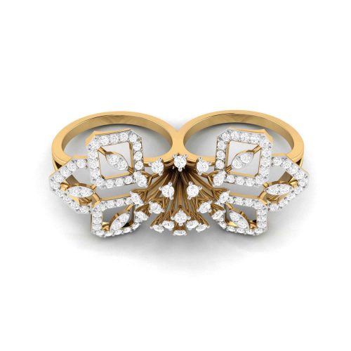 Erika Floral Diamond Ring Shree Balaji Diamond 2