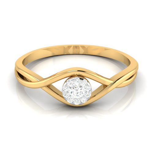 Anther Curve Diamond Ring Shree Balaji Diamond