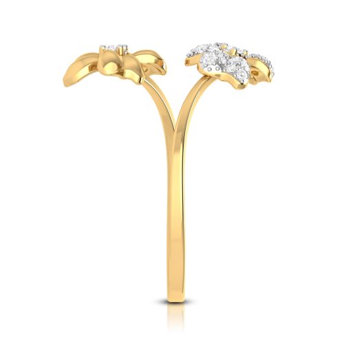 Aleeza Floral Ring Shree Balaji Diamond 2