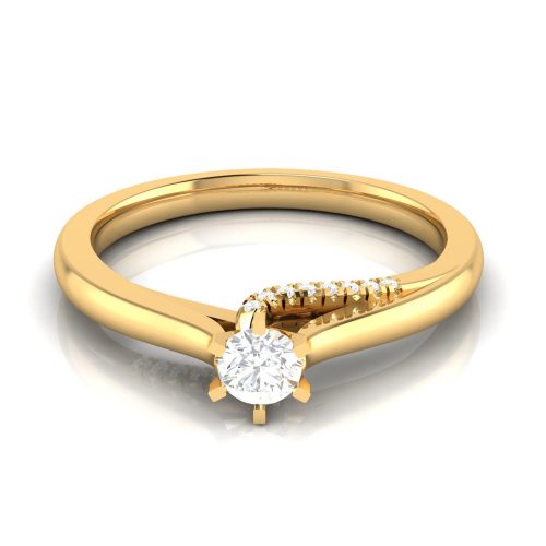 Mystic Lariat Solitaire Ring Shree Balaji Diamond