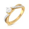Intricate Solitaire Ring Shree Balaji Diamond 2