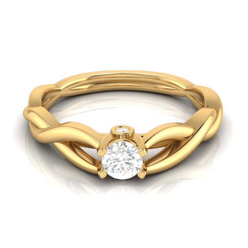 Glamorous Solitaire Ring Shree Balaji Diamond