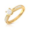 Opulent Solitaire Ring Shree Balaji Diamond 4