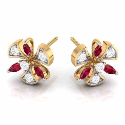 Aveline Diamond Earrings Shree Balaji Diamond 2