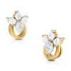 Almond Diamond Earrings Shree Balaji Diamond 3