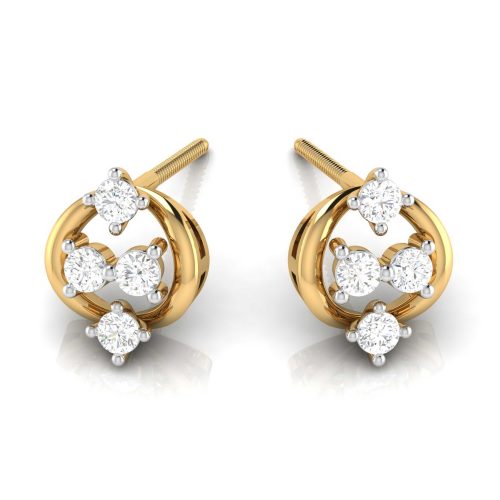 Modern Fancy Diamond Earrings Shree Balaji Diamond