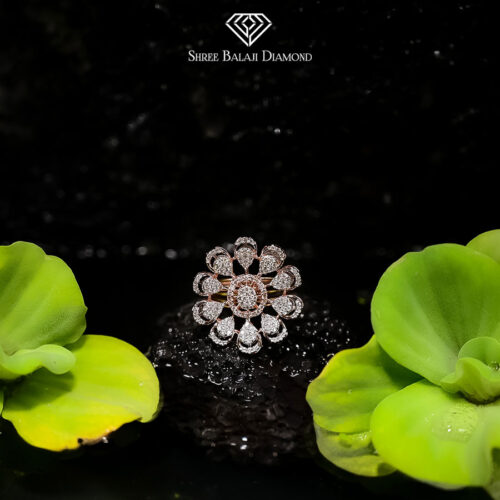Concentric Diamond Ring Shree Balaji Diamond