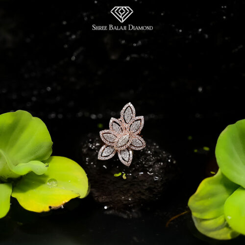 floral Diamond ring Shree Balaji Diamond