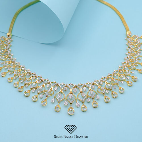 ELEGANT DIAMOND NECKLACE Shree Balaji Diamond