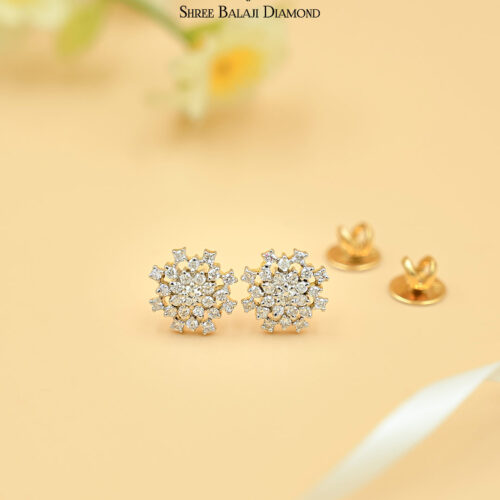 Dangle Diamond Earrings Shree Balaji Diamond