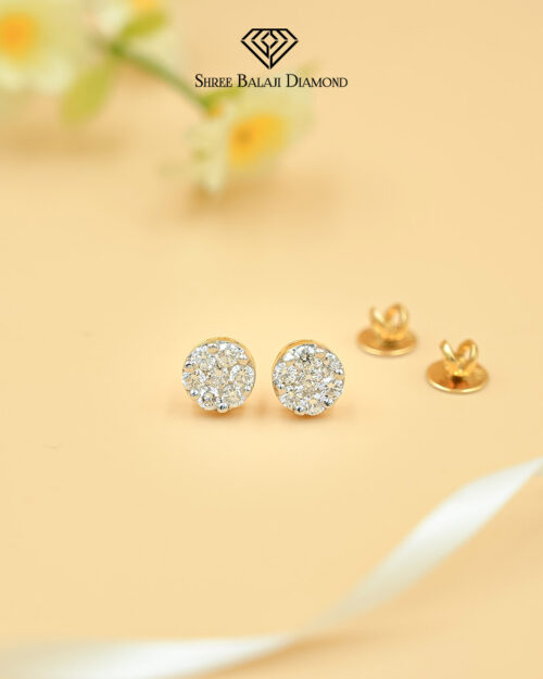 Hoop Diamond Earrings Shree Balaji Diamond