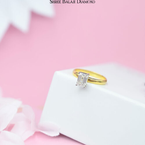 Glimmering Solitaire Ring Shree Balaji Diamond