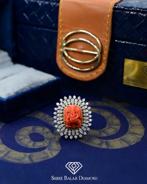 shree balaji diamond muga ring collection design with price