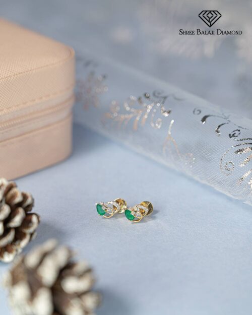 Classic Diamond Earrings Shree Balaji Diamond